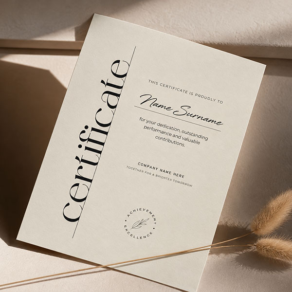 Certificate printing in UAE-image