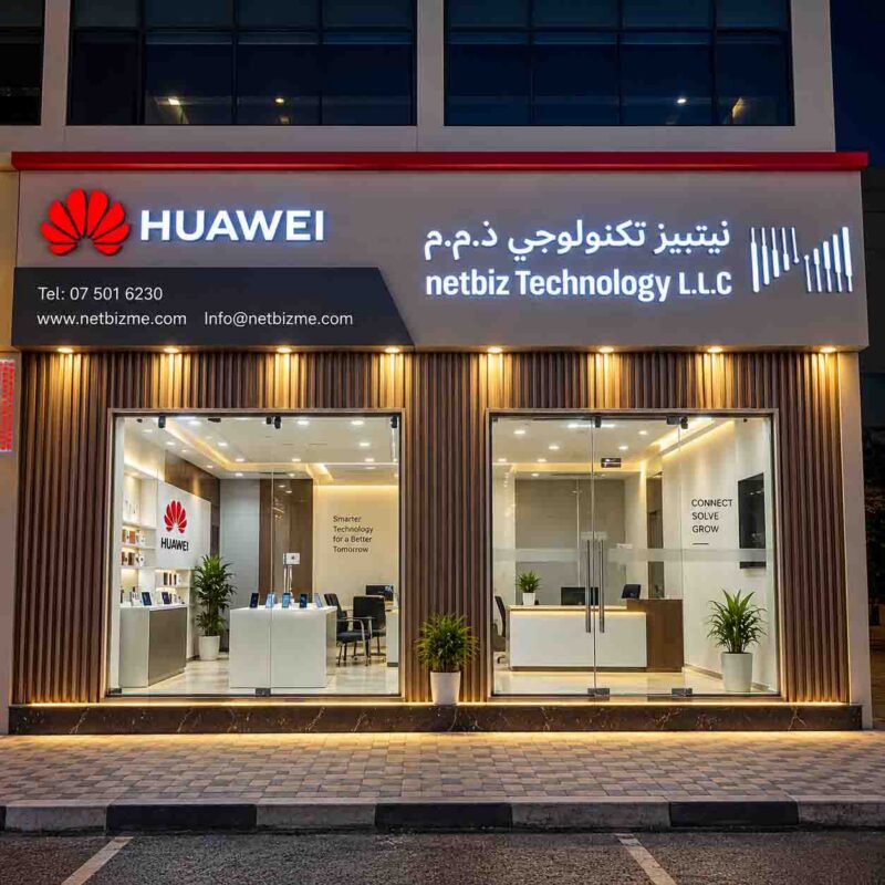 3D illuminated storefront signage for The Organic Way by EVA Advertising UAE-image
