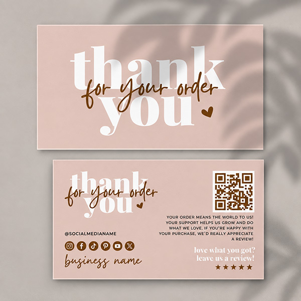 Thank you card printing in UAE-image