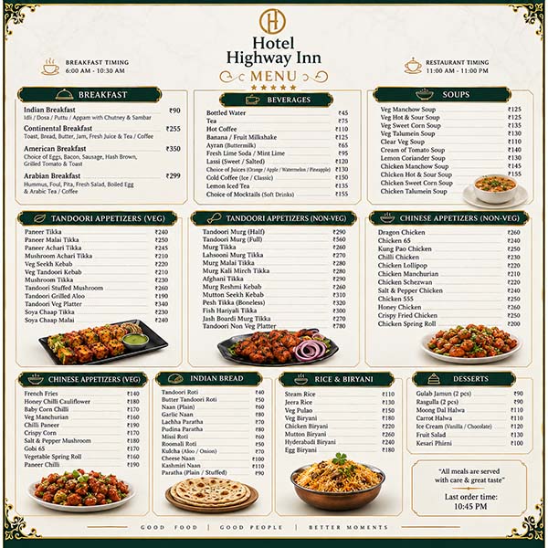 Menu card printing in UAE-image