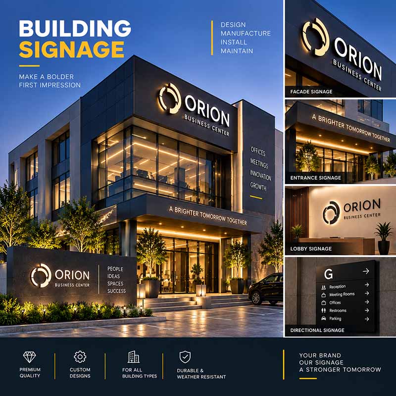 Building signage solutions in UAE-image