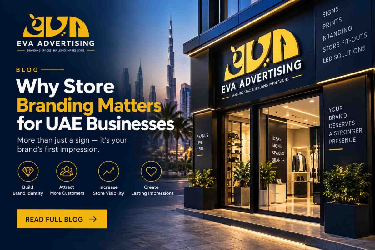 Store branding in UAE for businesses -image